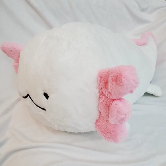 Yurutto Whoopers Axolotl Plushy (White) - Picture 3 of 6